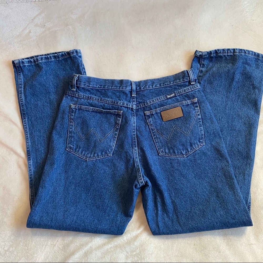 Vintage Wrangler High Rise Straight Leg Jeans - Picture 4 of 11